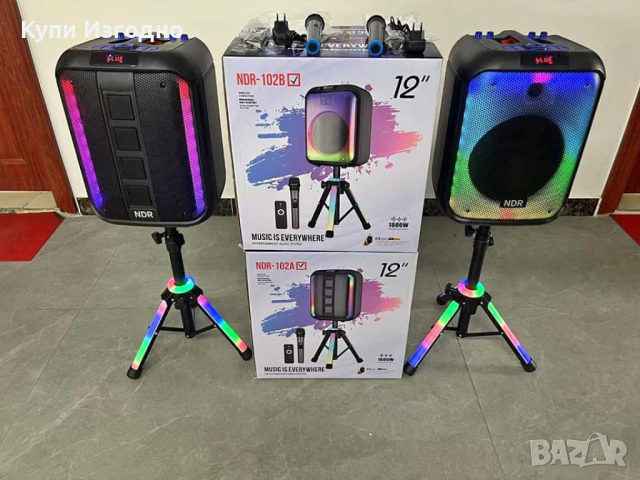 🔊 Bluetooth Karaoke Speaker 🔊 , снимка 1 - Караоке - 44915046