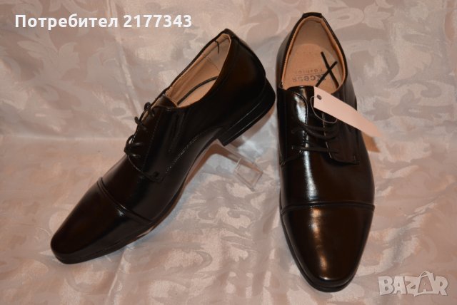 Черни Мъжки Елегантни Официални Обувки Артикул №023, снимка 3 - Официални обувки - 30963789