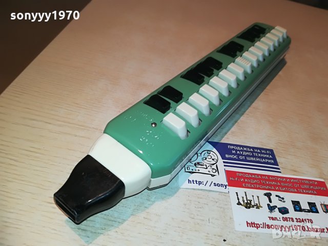 РЕТРО СВИРКА-МЕТАЛЕН ДУХОВ ИНСТРУМЕНТ-36Х7Х5СМ, снимка 3 - Духови инструменти - 29235189