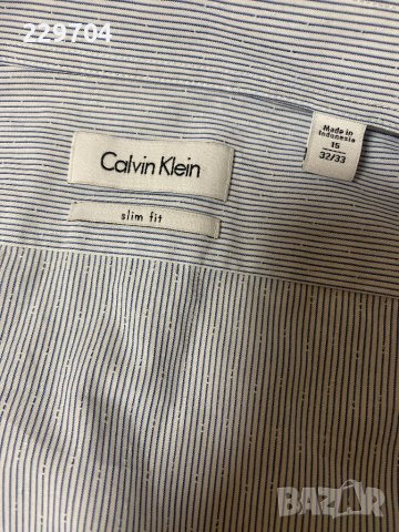 Нова мъжка риза Calvin Klein , снимка 4 - Ризи - 39960470