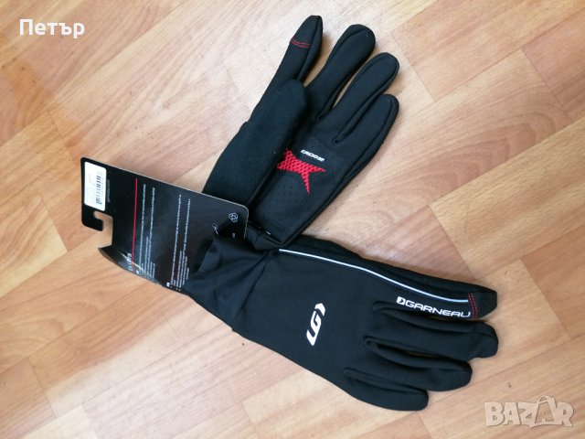 Продавам чисто нови уиндстопърни черни ръкавици Garneau Ex Ultra 