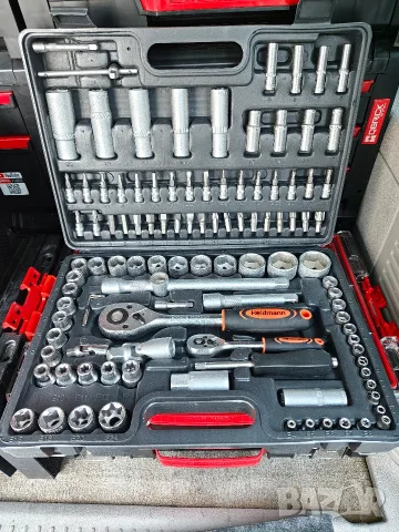 Комплект гедоре Heidman 1/2 и 1/4, 108 части
№ в каталога: BG39370
