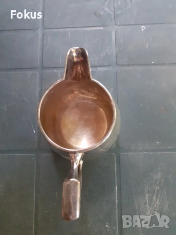 Уникална стара антикварна посребрена каничка на Cristofle, снимка 4 - Антикварни и старинни предмети - 53296792