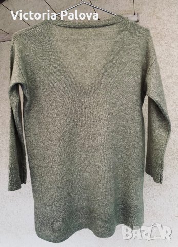 Разкошна блуза/пуловер кашмир 50% и лен50%, снимка 2 - Блузи с дълъг ръкав и пуловери - 39314272