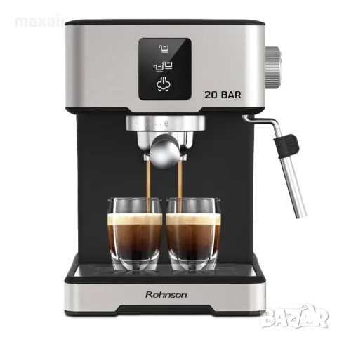 Кафемашина за еспресо Rohnson R-98024 * Гаранция 2 години, снимка 3 - Кафемашини - 49809558