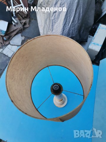 Мраморна лампа - стара, снимка 3 - Антикварни и старинни предмети - 37188959