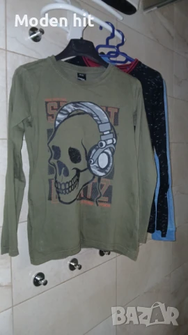 Блузи с дълъг ръкав за момче размер до 152 см., снимка 2 - Детски Блузи и туники - 50730677