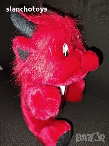 Голям плюшен дявол,около 30см, снимка 4 - Плюшени играчки - 48158840