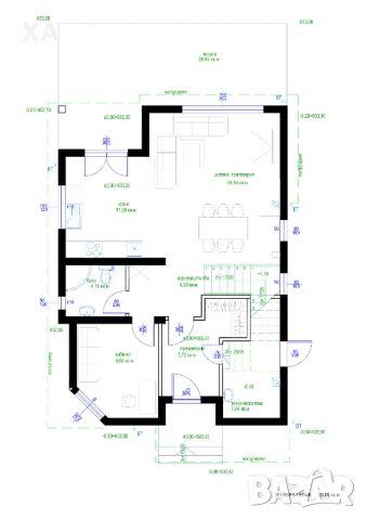 Парцел с проект за къща в Нови хан