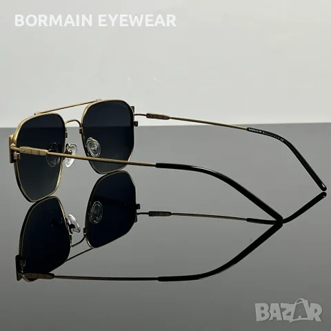 Слънчеви очила Bormain Belvedere Gold Aviator нови, поляризация UV400, снимка 4 - Слънчеви и диоптрични очила - 56208725