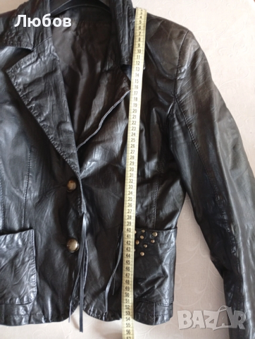 Дамско кожено яке Rockeds, снимка 2 - Якета - 52690182