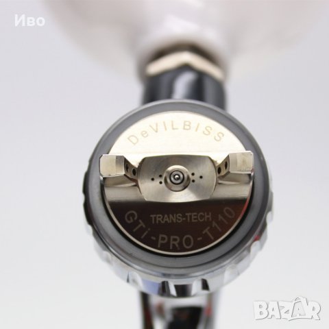 Пистолет за боядисване DeVILBISS GTi Pro Lite Black 1.3mm, снимка 4 - Други инструменти - 44335851