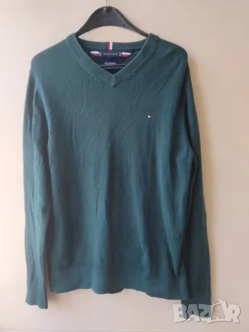 Tommy Hilfiger - 100% оригинален мъжки пуловер, снимка 5 - Пуловери - 56300730