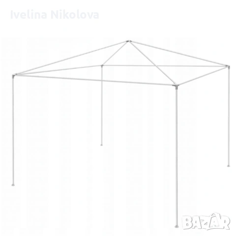 Сгъваема градинска шатра тип павилион 3 х 3 метра - водоустойчива и стабилна, снимка 2 - Градински мебели, декорация  - 54154884