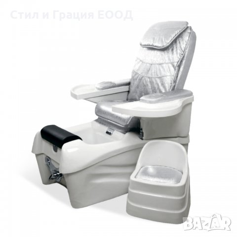 Стол за спа педикюр/маникюр/масаж + табуретка Omega - бял-черен, снимка 8 - Педикюр и маникюр - 31117999