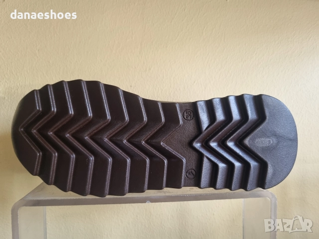 Дамски спортни обувки MIU в кафяво и черно , снимка 4 - Маратонки - 52836107