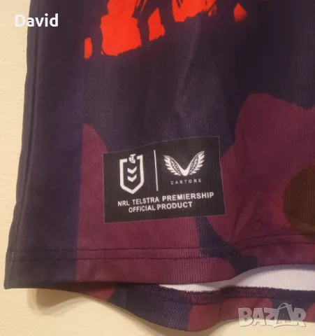 NRL оригинална ръгби фланелка на Melbourne Storm 2022, снимка 4 - Други спортове - 49544851