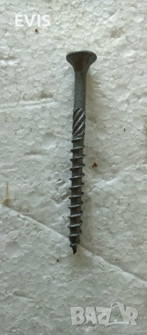 Dyna Plus Outdoor C4 – Винтове за дърво, външна употреба, тип торнадо (5x60 мм, 200 бр), снимка 3 - Железария - 51439391