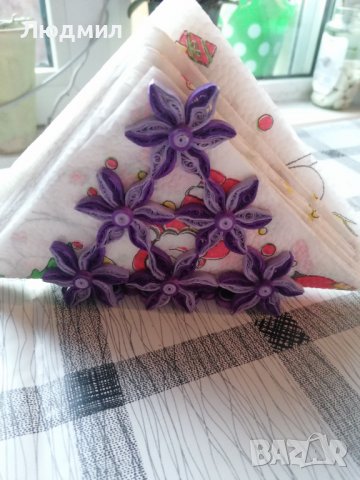 Квилинг салфетници, снимка 12 - Декорация за дома - 39954074