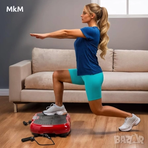 Виброплоча - вибрационен тренажор, снимка 6 - Фитнес уреди - 52980111