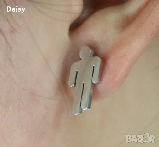 Обеци и пръстени Billie Eilish/ Били Айлиш, снимка 5 - Бижутерийни комплекти - 30751547