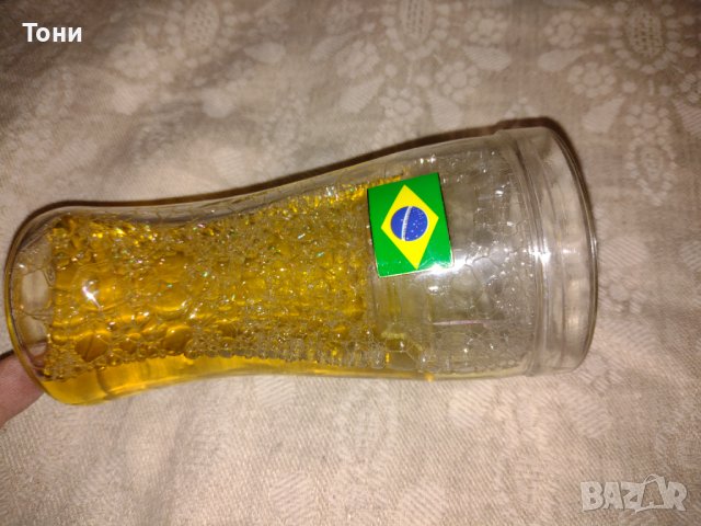 Чаша с течност / пластмасова Бразилия , снимка 2 - Други ценни предмети - 42483036