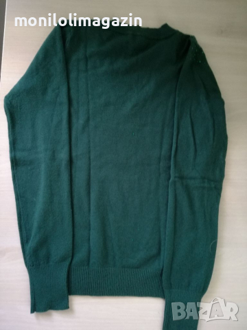 Зелена блуза, снимка 2 - Блузи с дълъг ръкав и пуловери - 36566004