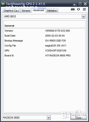Видео карта ATi Radeon Gigabyte R9550 AGP, снимка 9 - Видеокарти - 26964211