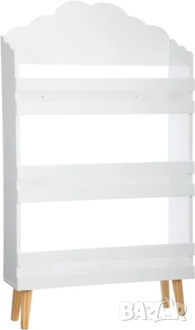  Детска библиотека рафт етажерка за книги облак бял цвят, снимка 7 - Етажерки - 44778442