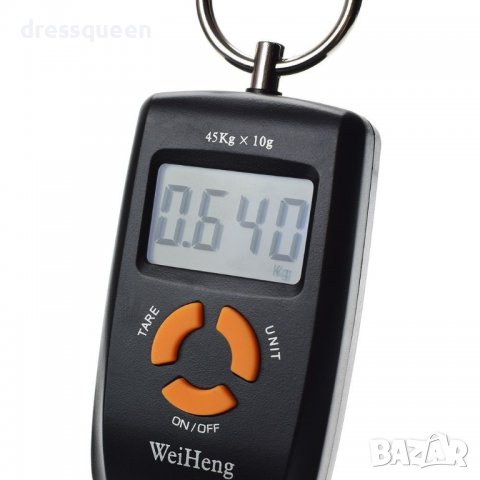 0201 Ръчен електронен кантар - везна до 45кг., снимка 4 - Други стоки за дома - 37450455