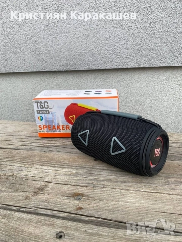 Портативна тонколона,T&G TG657,RGB светлини с Bluetooth, снимка 5 - Тонколони - 54276679