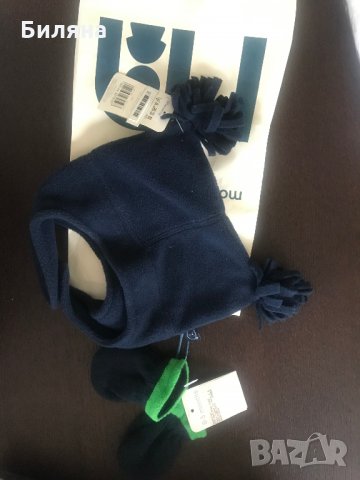 Mothercare шапка, шал, ръкавички, снимка 2 - Комплекти за бебе - 30755744