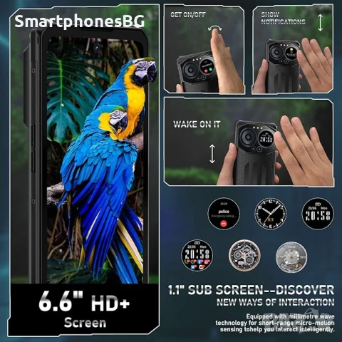 IIIF150 B3C 16GB RAM 256GB ROM, 10800 mAh с IP68 защита, снимка 7 - Други - 51381801