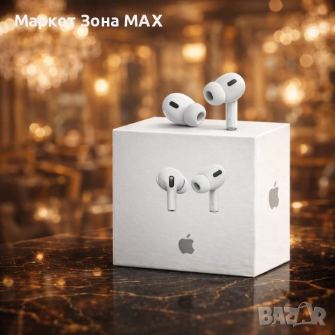 AirPods Pro – Премиум звук без компромис и пълен контрол над шума, снимка 2 - Слушалки и портативни колонки - 53136306