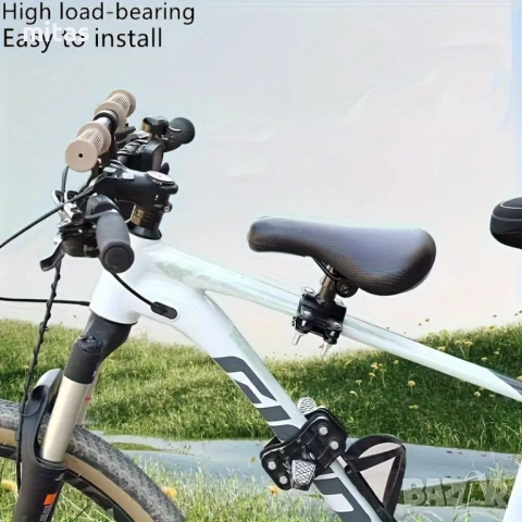 Седалка за рамка на велосипед с дръжки MIANQI, Детска, Универсална, снимка 7 - Аксесоари за велосипеди - 51610451