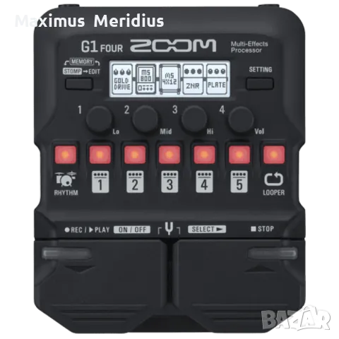 Нов Zoom G1 Four Мултиефект процесор педал за китара с ГАРАНЦИЯ, снимка 1