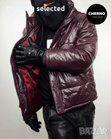 H&M x EDITION BY JOHN BOYEGA 2-в-1 мъжко пуфер яке • елек от еко кожа – лимитирана серия – L•XL, снимка 7 - Якета - 54031813