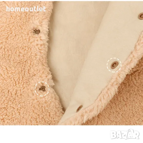 Бебешки пухкав космонавт в бежово 0-3м, VINE BABY/PONY MIYA, снимка 5 - Комплекти за бебе - 48406550