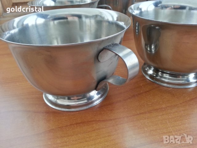 Българска алпака чаши купички шоли, снимка 4 - Антикварни и старинни предмети - 37544681