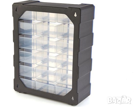 Шкаф органайзер с 18 чекмеджета за стена табло кутии, снимка 4 - Аксесоари и консумативи - 28648632