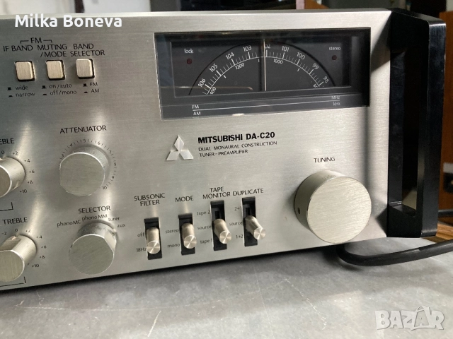 Mitsubishi DA-C 20, снимка 3 - Ресийвъри, усилватели, смесителни пултове - 51909205