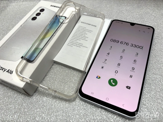 КАТО НОВ! Samsung Galaxy A16 5G - 4GB RAM / 128GB, Light Gray, снимка 2 - Samsung - 53096416