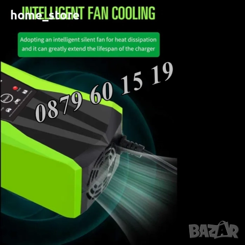 Зарядно за акумулатор 12V 10A, импулсно зарядно за акумулатор 12V 10A, снимка 4 - Аксесоари и консумативи - 52371918