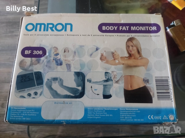 Omron body fat monitor, снимка 2 - Уреди за диагностика - 52066723