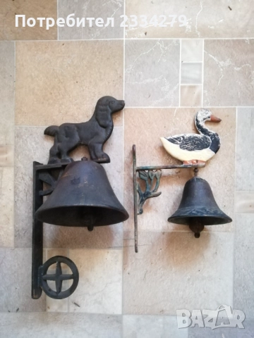 Стари камбани за входна врата, бесетка, двор и, заведение. , снимка 7 - Антикварни и старинни предмети - 52820465