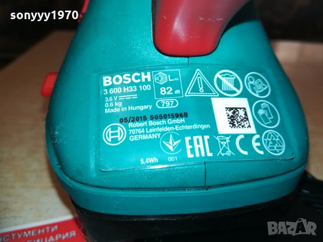 bosch li-ion храсторез-внос швеция, снимка 12 - Градинска техника - 29921266