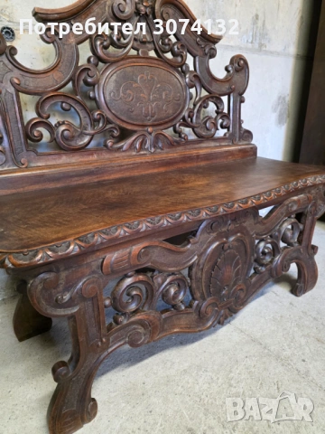 Пейка с дърворезба (УНИКАТ) , снимка 5 - Декорация за дома - 54257760