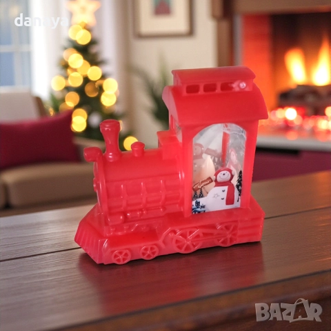 6225 Светеща коледна украса Влакче, снимка 5 - Декорация за дома - 52392157