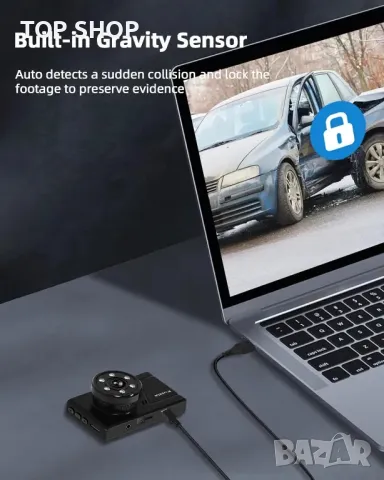 Видео регистратор - Dash Cam Kussla с 2GB SD карта подарък, снимка 11 - Аксесоари и консумативи - 48492407