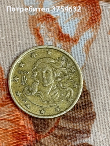 10 евроцента Италия 2002г., снимка 2 - Нумизматика и бонистика - 54008790